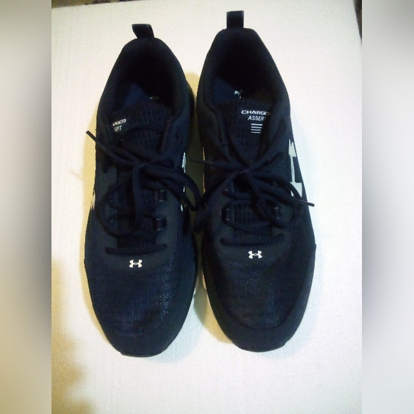 Under Armour Charge Assert Training Running Athletic Sneakers Men's 12 Blue - Picture 2 of 14